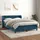 vidaXL Boxspringbett mit Matratze Dunkelblau 140x200 cm Samt