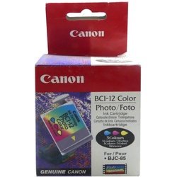 Original Canon Tinten Patrone BCI-12 foto farbig für BJC 55 85