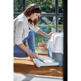 Kerbl Katzentoilette Cathy Clever & Smart mit Schiebfach, Blau