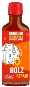 POLIBOY Holz Repair, Holzpflege, Anti-Aging, Ideal für alle Holzarten und verleiht diesen eine langanhaltende Schutzwirkung, 100 ml - Flasche