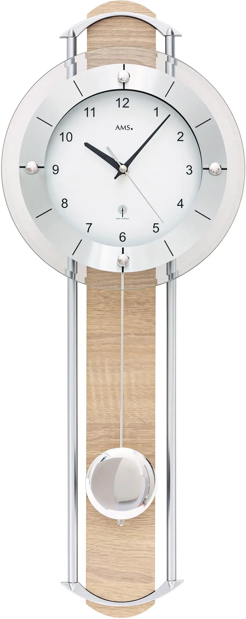 Funk-Pendelwanduhr AMS 