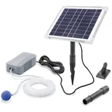 esotec - Solar Teichbelüfter-set 6/130 Mit Lifepo4 Akku-speicher Luftpumpe 101848