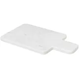 Broste Copenhagen Adam Schneidebrett Marmor 1 Stück 30 x 17 cm Weiß