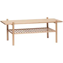 Hübsch - Acorn Sofa-Tisch Firkantet Natur