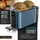 Arendo Langschlitz-Toaster Blau