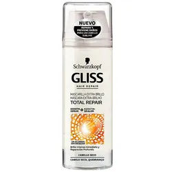 Nutritive Haarmaske Gliss Total Repair Schwarzkopf Glanz (150 ml)