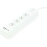 Nedis SmartLife Power Strip Wi-Fi Hybrid (CEE 7/7) USB A / USB-CTM 16 A 3680 W 2.00 m 0 / (4 x)