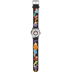 Quarzuhr ALPHA SAPHIR, schlamm, weiß, Armbanduhren, Kinder, Armbanduhr, Kinderuhr, analog, ideal auch als Geschenk