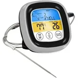 Digitales Fleischthermometer Für Backofen, Grill, Küche, Speisenzubereitung Mit 1 Sonde Und Timer (wasserdichte Sonde)