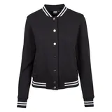 URBAN CLASSICS College Sweatshirt Jacke Black XS