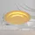 GLOBO Heda 1 LED rund gold Metall Ø 49 cm