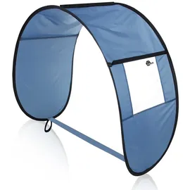 yourGEAR Bollerwagen Pop Up Trolley Roof blau