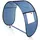yourGEAR Bollerwagen Pop Up Trolley Roof blau