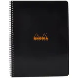 Rhodia Notizbuch A4+ kariert Schwarz