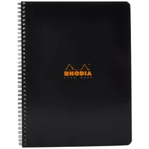 Rhodia Notizbuch A4+ kariert Schwarz