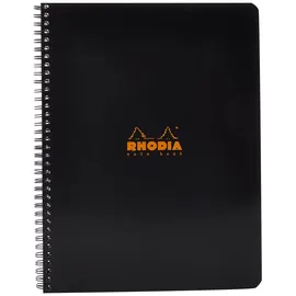 Rhodia Notizbuch A4+ kariert Schwarz