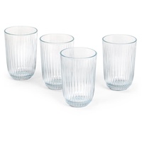 Kähler Design - Hammershøi Trinkglas, 37 cl, klar (4er-Set)