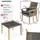 Tectake Tarent Set 5-tlg. Beige