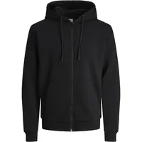 JACK & JONES Jjebradley Sweat Zip Hood Noos, (12249342-4385557) Black,