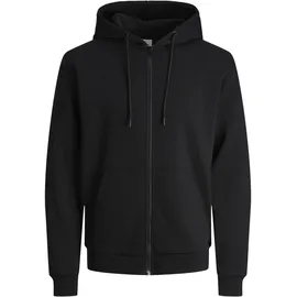 JACK & JONES Jjebradley Sweat Zip Hood Noos, (12249342-4385557) Black,