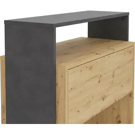 FMD Hängeschrank "Verona", braun (matera, artisan eiche), B:68,5cm H:112,7cm T:33cm, Holzwerkstoff, Schränke, Hängeschrank, Breite 68,5 cm
