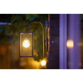Garden Lights Wandleuchte Columba Aluminium spritzwassergeschützt 280 lm schwarz