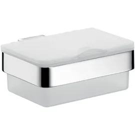 EMCO Tücherbox Chrom/Weiß