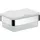 EMCO Tücherbox Chrom/Weiß