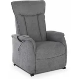 Raburg TV-Sessel Fernsehsessel mit Aufstehhilfe, Relaxsessel mit Liegefunktion, Marie, elektrisch mit Fernbedienung, 2 Motoren, bis 120 kg grau
