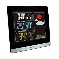 TechnoLine® WS6448 Wetterstation schwarz