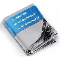Nemaxx Abdeckplane Wasserdicht [500x300cm] – UV Beständige [450 g/m2]