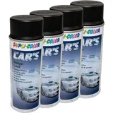 Lackspray Spraydose Sprühlack Cars Dupli Color 385872 schwarz matt 4 X 400 ml