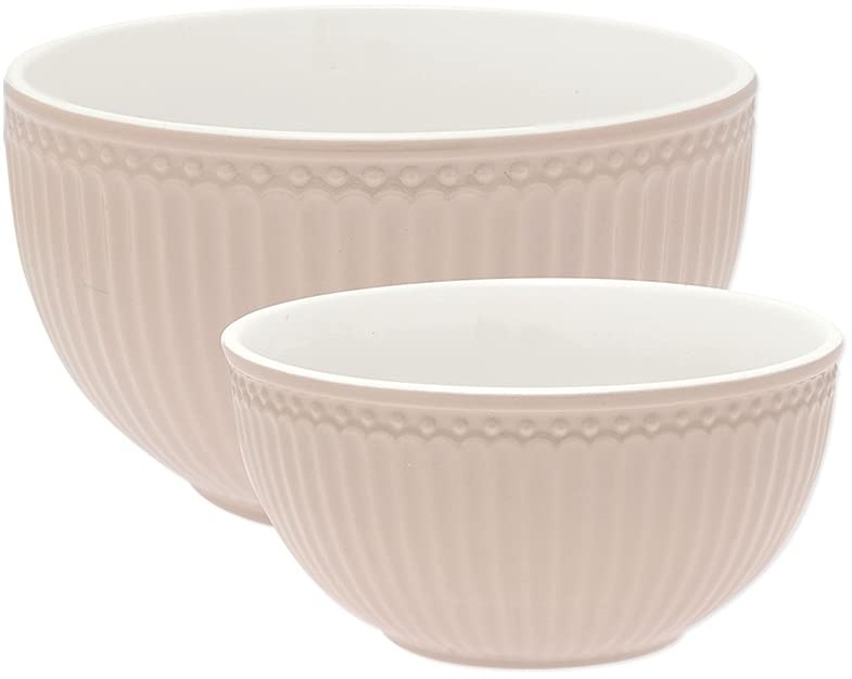 GreenGate [W] Serving Bowl Alice Creamy Fudge Set of 2