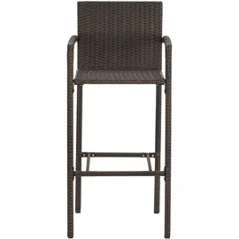 vidaXL Gartenbar-Set 5-tlg. Braun