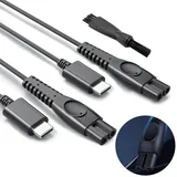 2er Set Superer USB-Ladekabel 5V (USB-C) für Philips OneBlade & Body Trimmer – Kompatibel mit QP2824, QP2834, QP2734, QP2724, MG7962, S5889