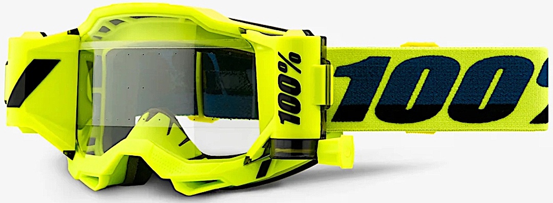 100% Armega Forecast Motorcross bril, zwart-geel