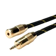 Roline Audioverlängerungskabel 3,5mm-Klinken-Stecker / 3,5mm-Klinken-Buchse 2,50m (11094753)