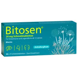 Bitosen 20 mg Schmelztabletten bei Allergien