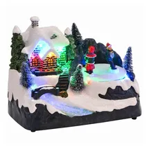 vidaXL Weihnachtlicher Tisch Mehrfarbig 16 x 11,5 x 13 cm Kunststoff