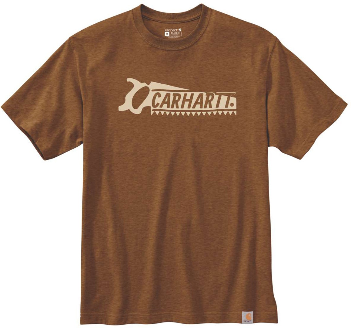 Carhartt Saw Graphic T-shirt, bruin, S