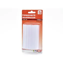 HundB Klebepatronen 12 Stück 10x1cm für Heißklebepistole Heißkleber Klebesticks Klebestifte transparent Bastelkleber für DIY Reparatur Hobby