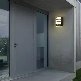 Briloner - Wandlampe Akku Außenleuchte Außenbeleuchtung Bewegungsmelder, Dämmerungssensor,