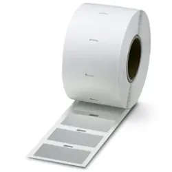 Phoenix Contact 0817112, Silber, Polyester, Wärmeübertragung, Rechteck, - THERMO