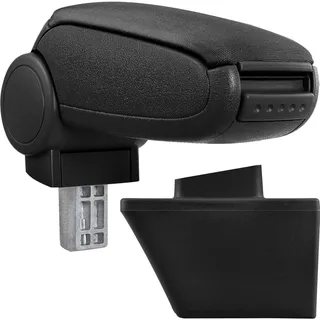 pro.tec - Mittelarmlehne Opel Meriva mit Staufach Textil Schwarz
