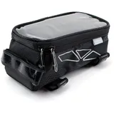 M-Wave Rotterdam Top XL Oberrohrtasche für Smartphone, wasserabweisend, schwarz