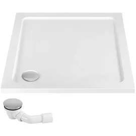 REA Concept Duschkabine 90 x 90 cm links schwarz transparent REA-K5478