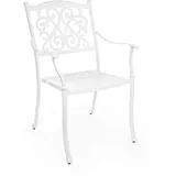 BIZZOTTO Ivrea Gartenstuhl 65 x 65 x 0 cm weiß 4 St.