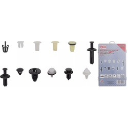 BGS 9142 Sortiment Befestigungsclips für Kfz Mitsubishi, Honda, Lexus, Toyota, Nissan 370-teilig