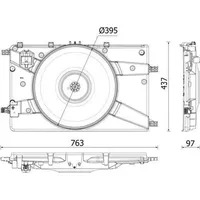 Mahle Lüfter, Motorkühlung MAHLE CFF 546 000P
