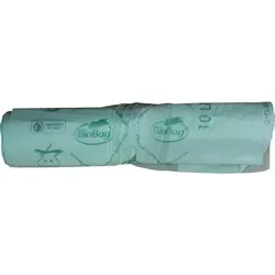 Bio Müllbeutel BioBag 10 L 25 Stück kompostierbar, 25 Stück/Rolle, 430x450 mm ca. 17 my